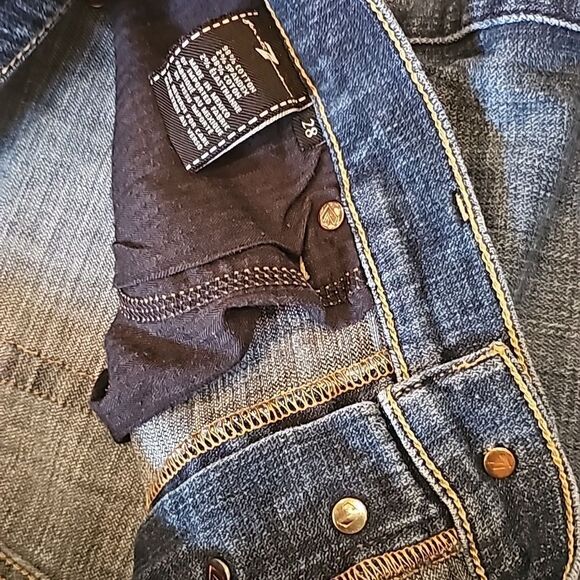 Skinny boyfriend jeans size 28 7 for all mankind - Picture 5 of 11